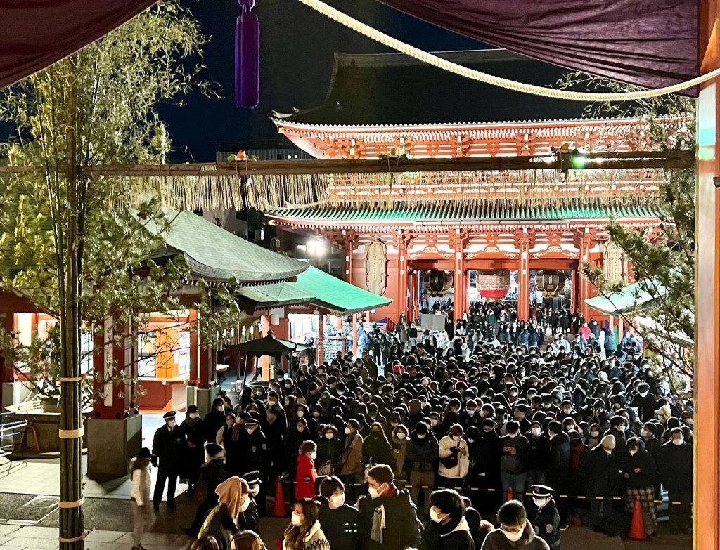 New Year's Eve at Sensoji Temple