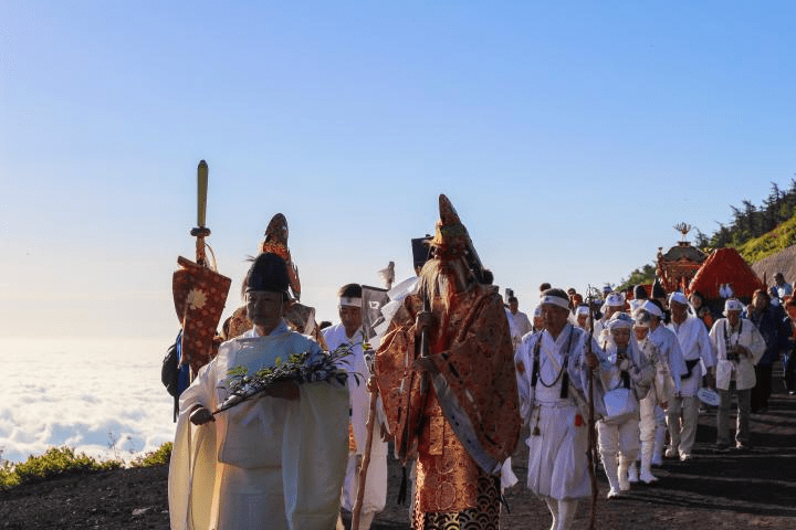 Purification Rituals are Performed on Mountain