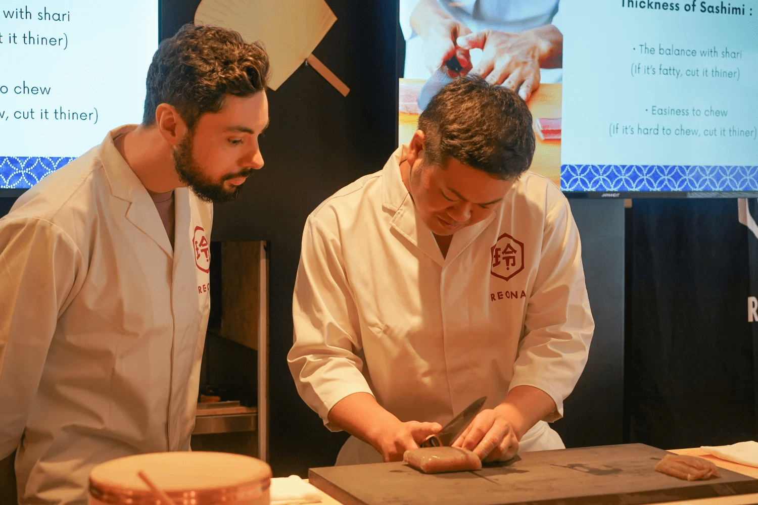 Tokyo Sushi Making in Authentic Sushi Counter Restaurant