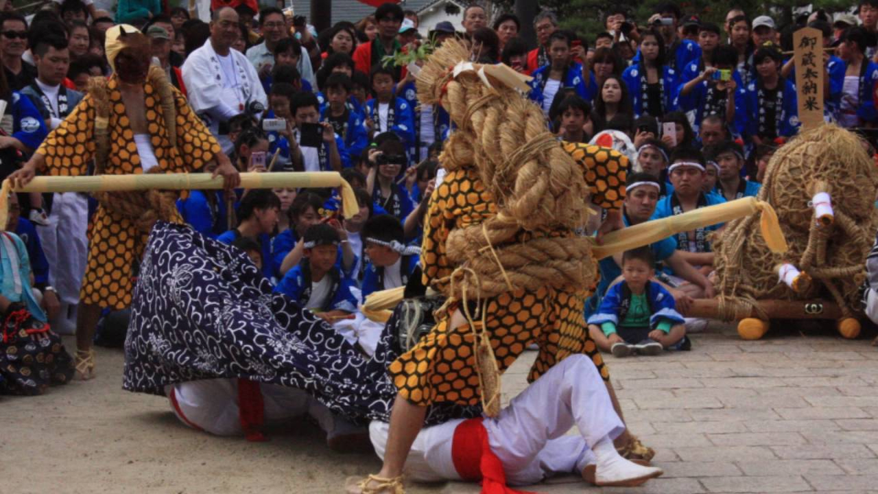 The Annual Festival at Kameyama Shrine