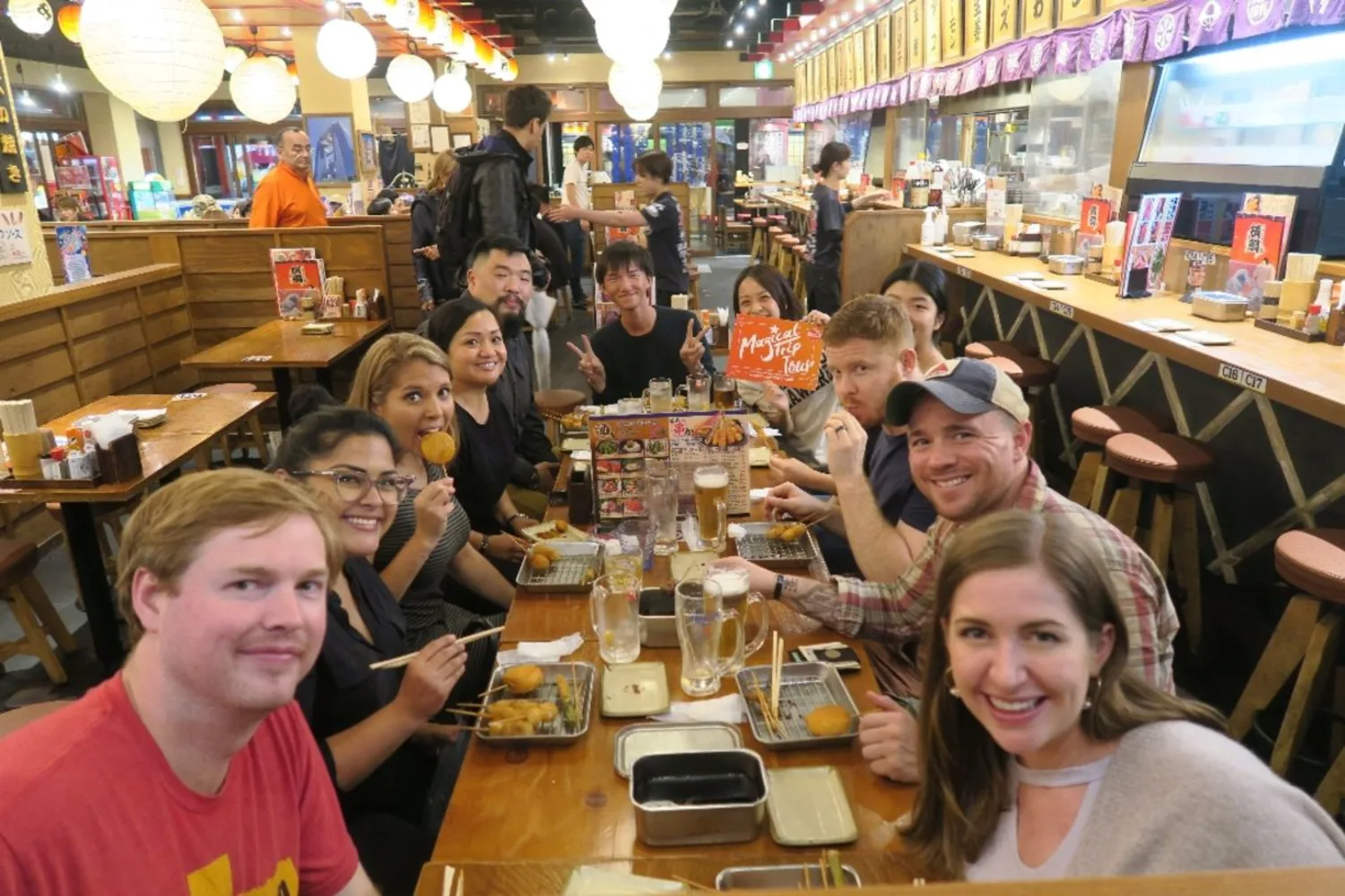 Osaka Local Foodie Tour in Dotonbori and Shinsekai
