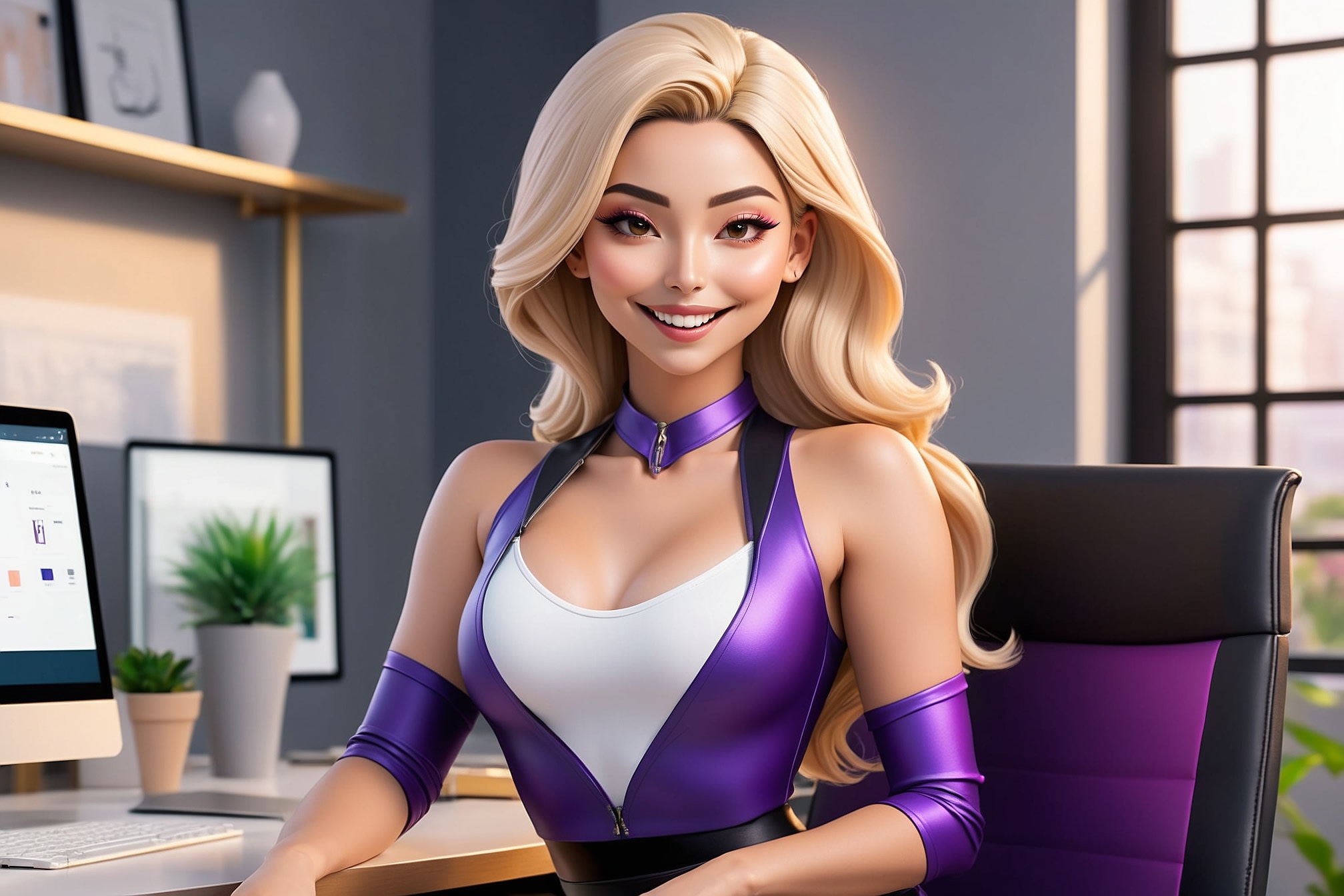 Leonardo AI | Athena Character Reference