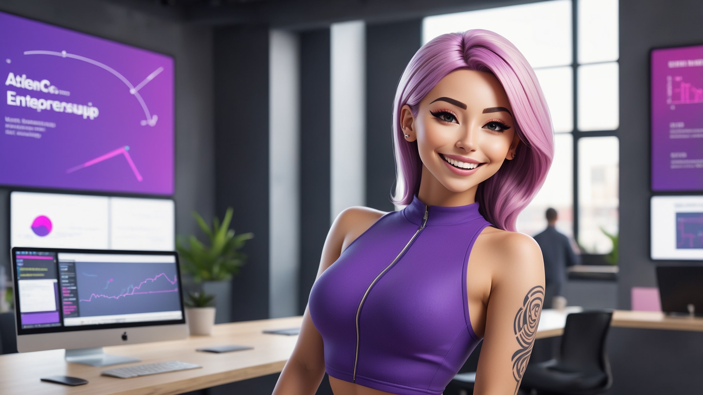 Leonardo AI | Athena Character Reference