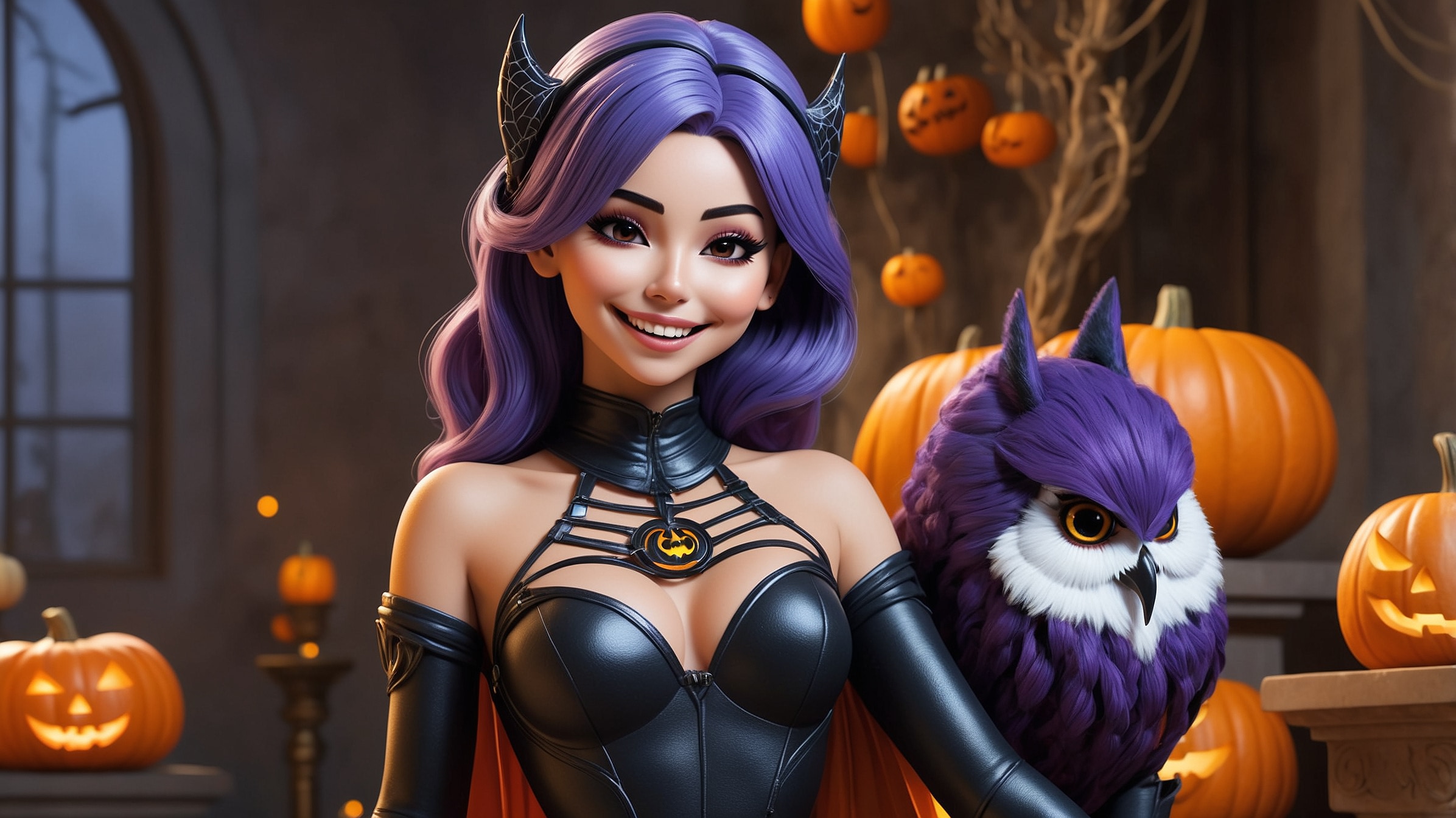 Leonardo AI | Athena Character Reference | Happy Halloween!