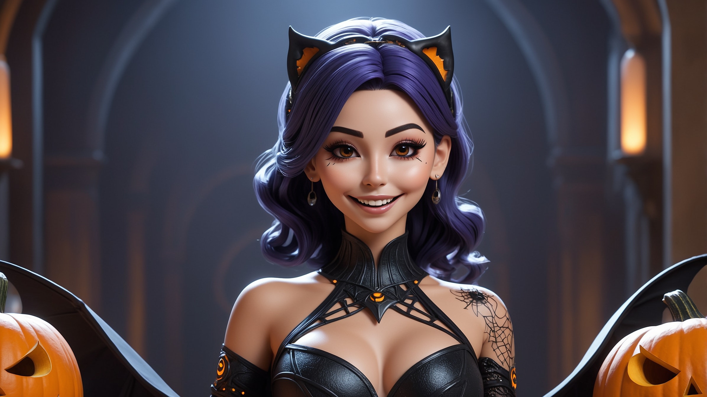 Leonardo AI | Athena Character Reference | Happy Halloween!
