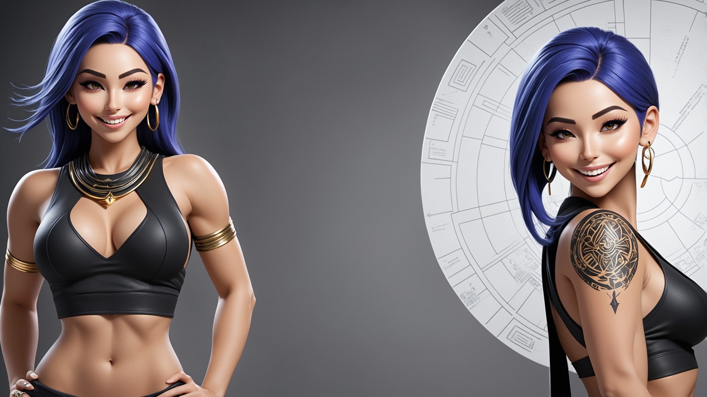 Leonardo AI | Athena Character Reference
