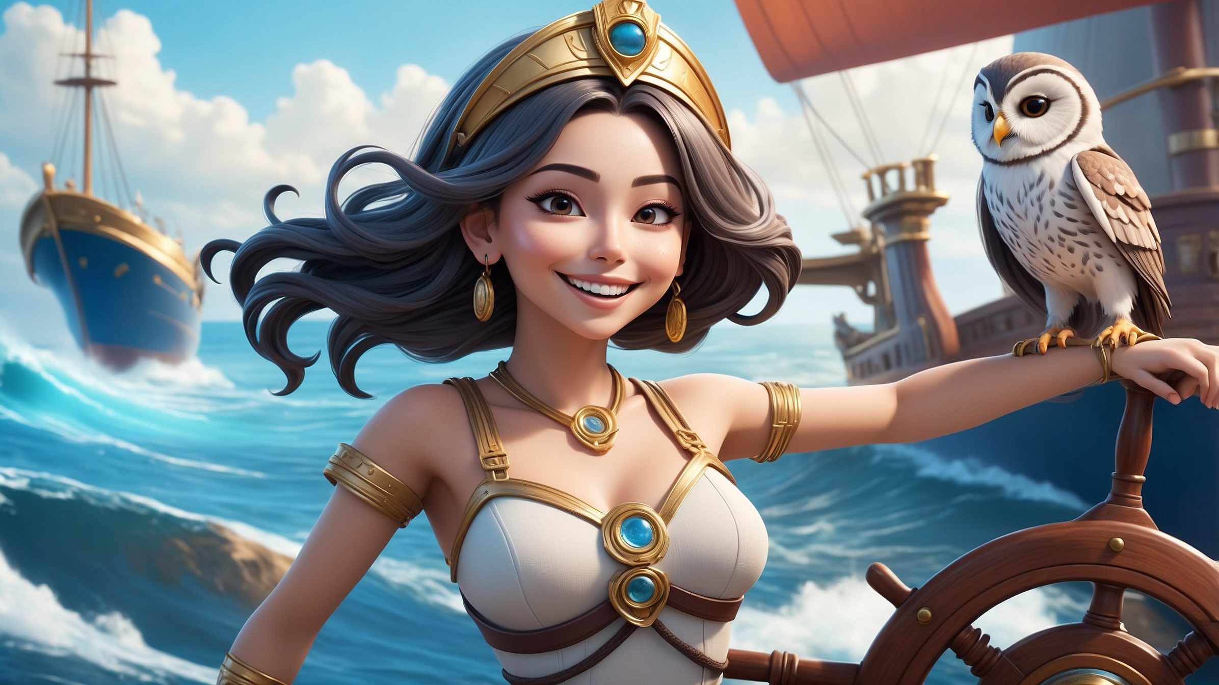 Leonardo AI | Athena Character Reference