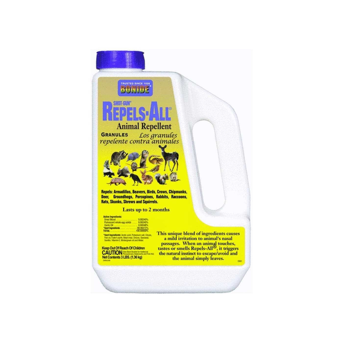 Repels All Animal Repellent Granules 3 bs