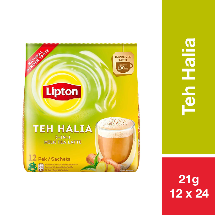 LIPTON MILK TEA 3IN1 TEH HALIA 21G