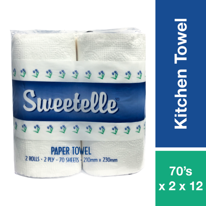 SWEETELLE KITCHEN PAPER TOWEL 70'S