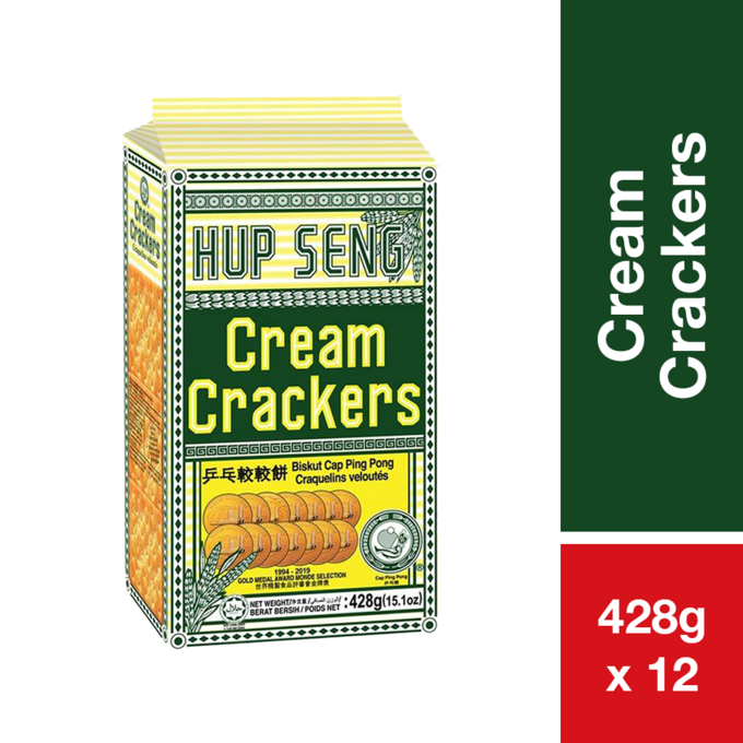HUPSENG CREAM CRACKERS 428G
