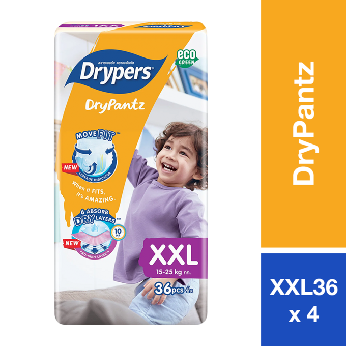DRYPERS DRYPANTZ XXL36