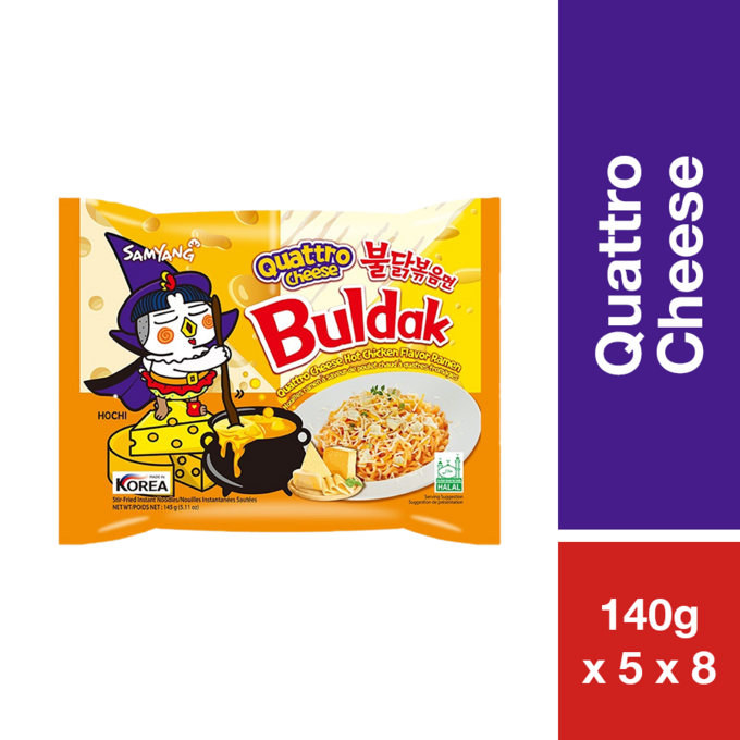 SAMYANG PACKET QUATTRO CHEESE 140G