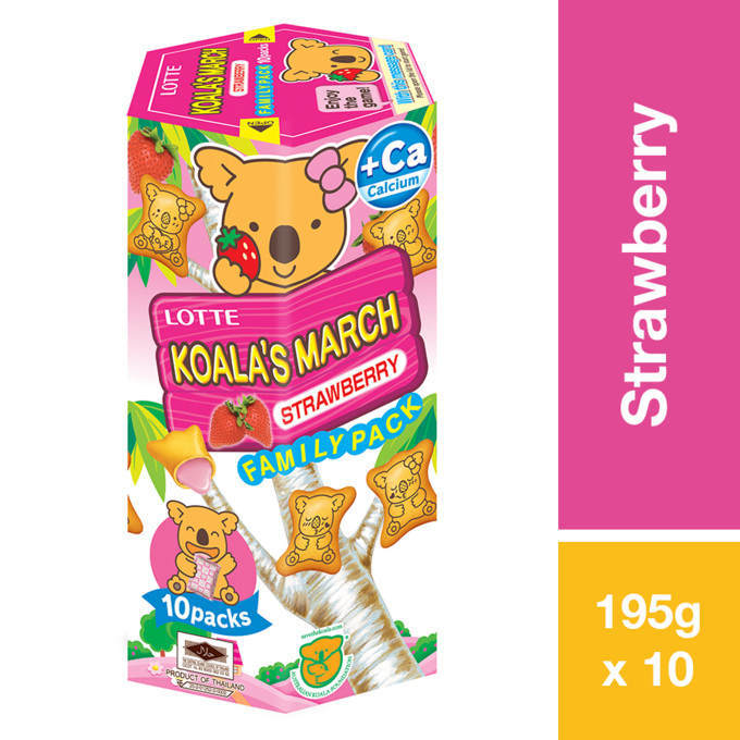 KOALA'S MARCH STRAWBERRY 195G
