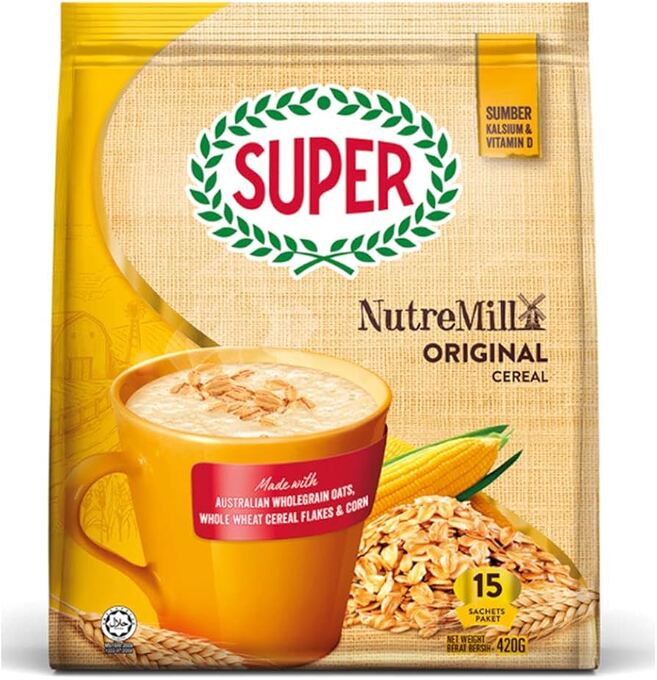 SUPER NUTREMILL CEREAL BROWN RICE 30G