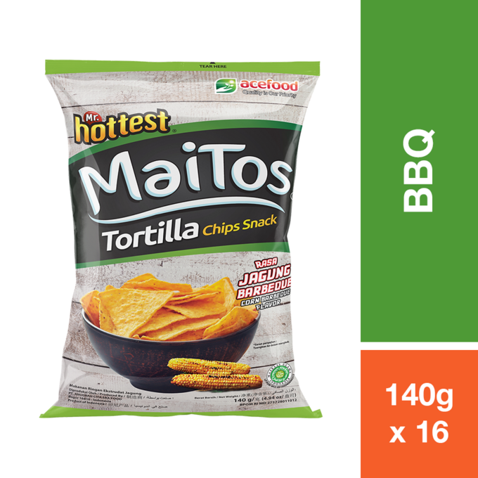 MR. HOTTEST MAITOS CHIPS BBQ 140G