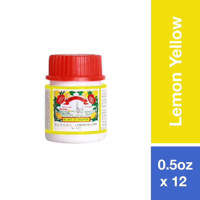 BATTLESHIP FOOD COLOUR - LEMON YELOW 251