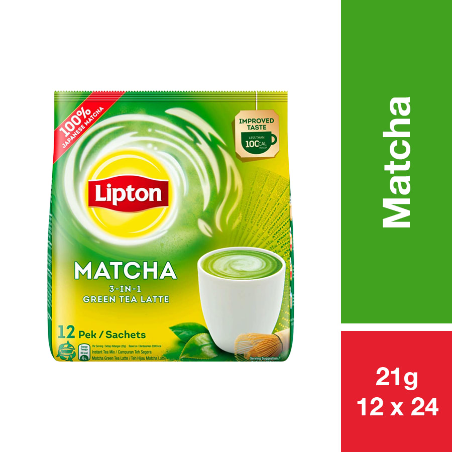 LIPTON MILK TEA 3IN1 MATCHA 21G