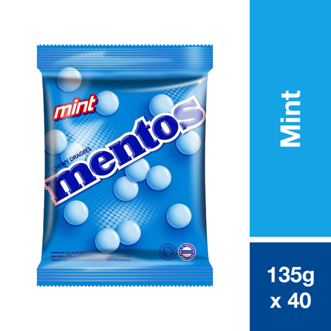 MENTOS CANDY MINT PACKET 135G