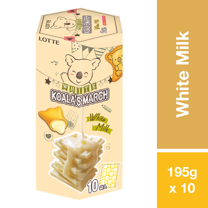 KOALA'S MARCH WHITE MILK 195G