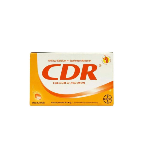 CDR Effervescent 20 Tablet Manfaat, Kandungan, Dosis, dan Efek Samping