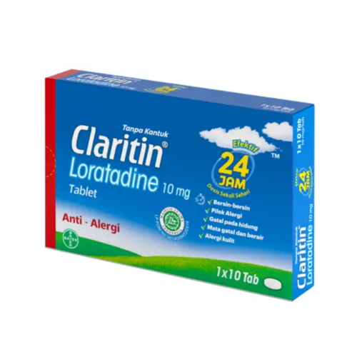 Claritin 10 mg 10 Tablet Manfaat, Kandungan, Dosis, dan Efek Samping