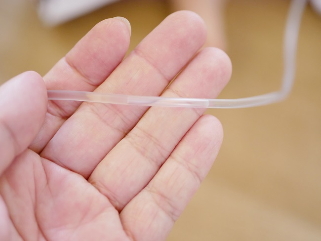 Air,In,Patient’s,Intravenous,(iv),Line,-,Large,Numbers,Of