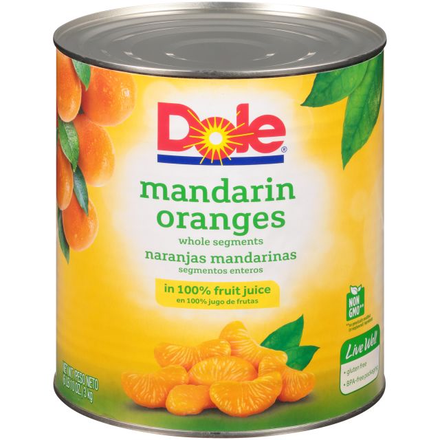 DOLE Mandarin Oranges In Juice 6/10 (106 oz.) 