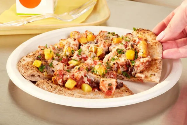 K-12 Mango Chicken Mexican Flatbread (Tlayuda)