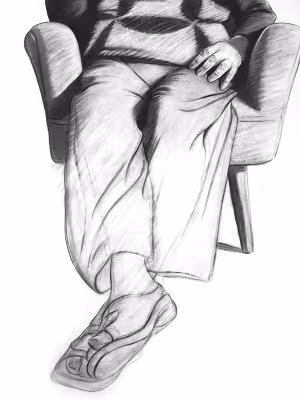 Mamie Jacotte et sa cigarette