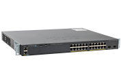 Cisco Catalyst WS-C2960X-24PD-L Switch LAN Base License, Port-Side Air Intake