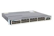 Cisco Catalyst WS-C3750X-48P-L Switch LAN Base License, Port-Side Air Intake