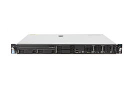 Front view of HP Proliant DL20 Gen9 with No Hard Drives Installed