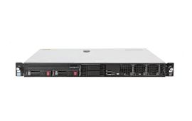 Front view of HP Proliant DL20 Gen9 with 2 x 1TB SATA 7.2k 2.5" HDDs