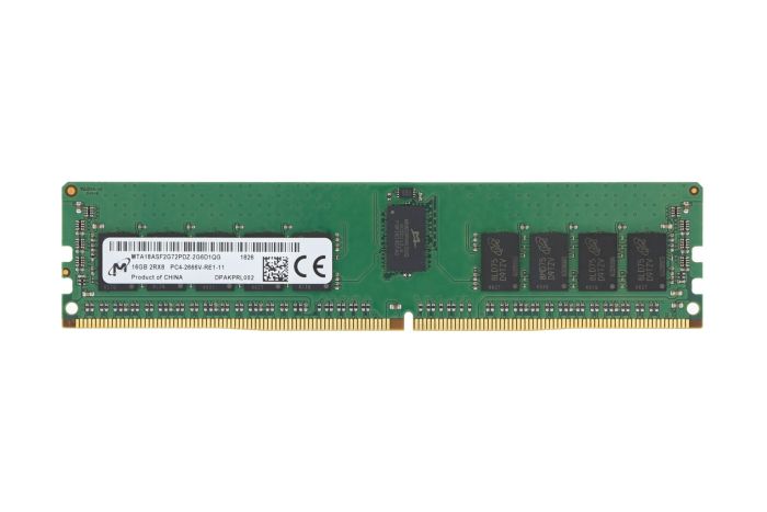 Micron 16GB PC4-2666V-R 2Rx8 ECC MTA18ASF2G72PDZ-2G6