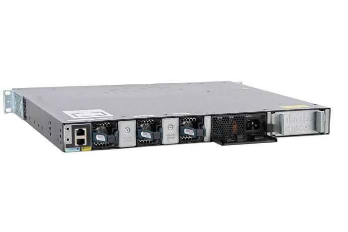 Cisco Catalyst WS-C3650-48TS-S Switch IP Services License, Port-Side Air Intake