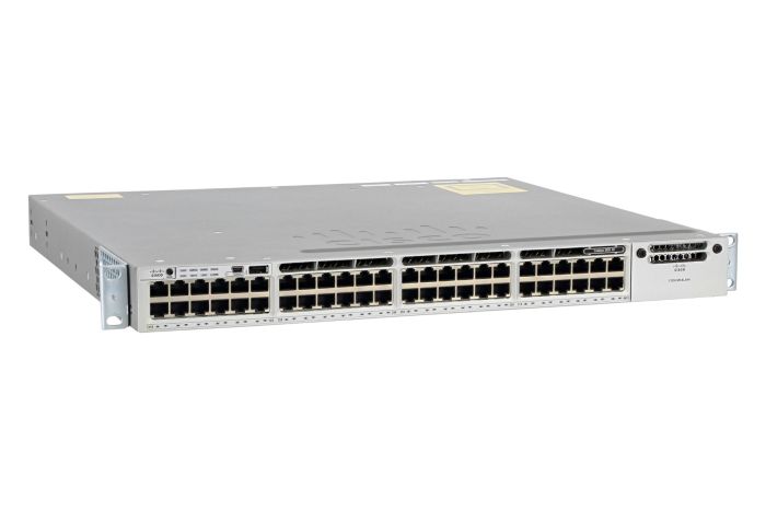 Cisco Catalyst WS-C3850-48T-S Switch IP Base License, Port-Side Intake Airflow