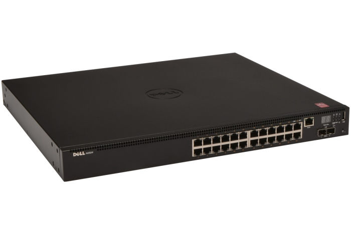 Dell Networking N2024 Switch 24 x 1Gb RJ45, 2 x SFP+ Ports