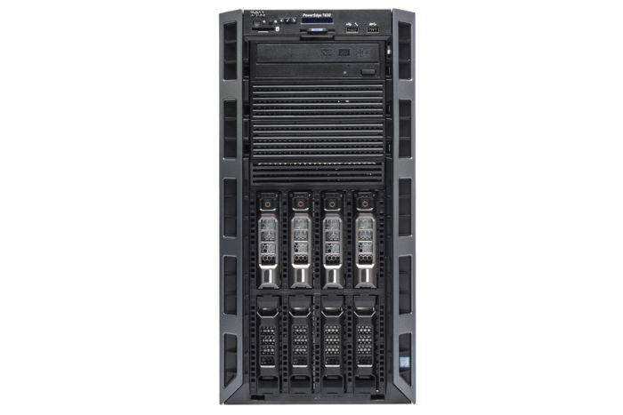 Dell PowerEdge T630 1x8 3.5", 2 x E5-2680 v3 2.5GHz Twelve-Core, 128GB, 4 x 10TB SAS 7.2k, PERC H730, iDRAC8 Enterprise