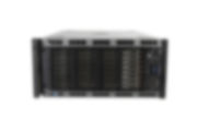 Front view of Dell PowerEdge T630 with 8 x 2TB SAS 7.2k 2.5" HDDs