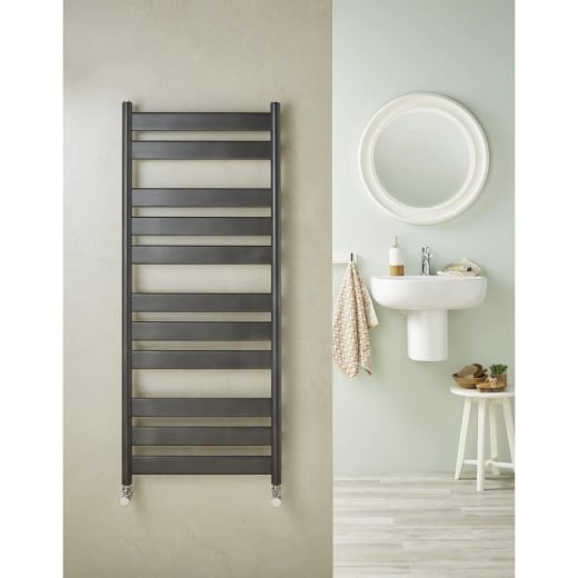 Лира за баня Altherm, алуминий,1400x400мм, 939W, дървесен цвят