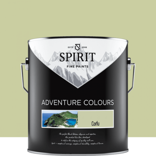 Интериорна боя Spirit Corfu, 2.5л, висок клас латекс, отлична покривност
