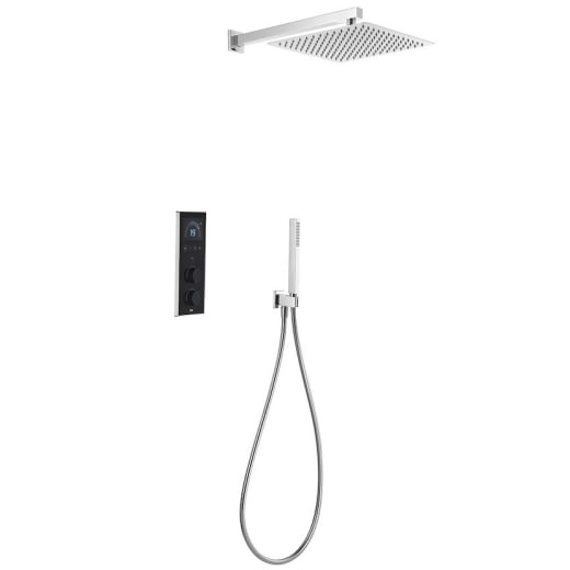 Душ система Roca Smart Shower, термостатна, touch screen панел с LED осветление, възможност за смартфон управление