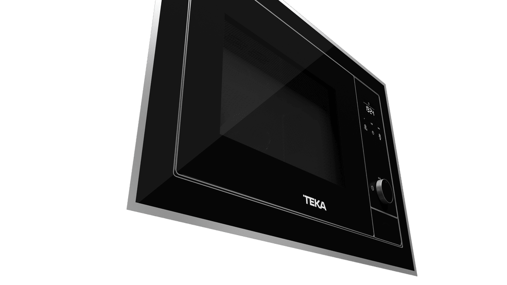 Микровълнова фурна TEKA Maestro, ML 820 BIS, черен, за вграждане, 3 автоматични програми, кварцов грил, интегрирана въртяща платформа