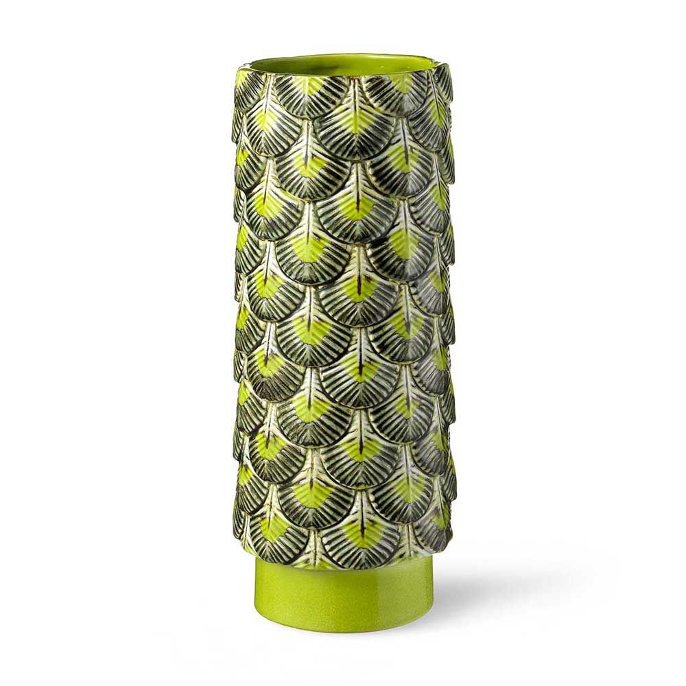 Lime Green Plumage Vase