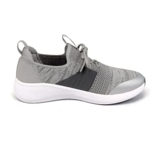 Jessica Lace-up Trainer in Grey
