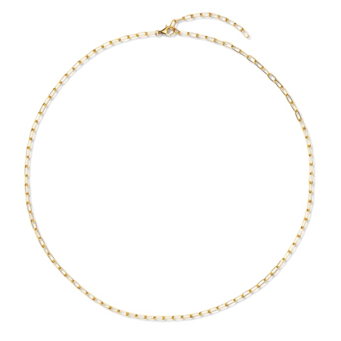 Kulta Necklace Chain no. 2: Necklace 925 silver, gilded with 24-carat gold.