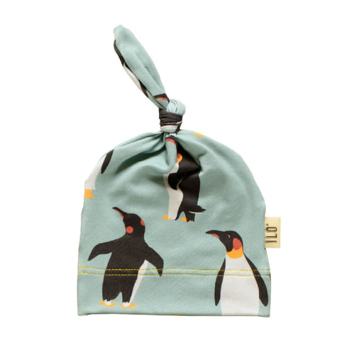 Penguins Organic Knot Hat