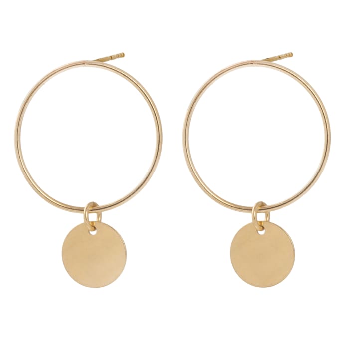 Kulta LUI earrings: Earrings made of 925 silver, gilded with 24-carat gold.