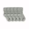 Non-Slip Stay on Baby, Toddler & Child Socks - 5 Pack in Grey 0-6 years - School Socks